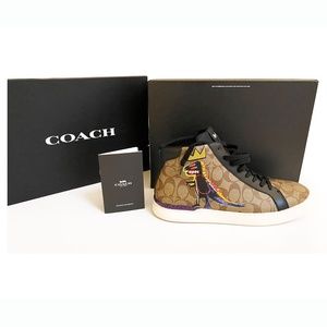 Coach X Jean Michel Basquiat Clip High Top Sneaker Men's Size 12